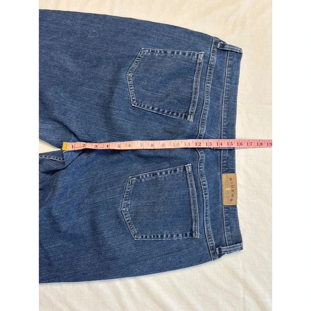 Riders by Lee Womens Plus Size 20W Medium Wash Straight Leg Stretch Jeans